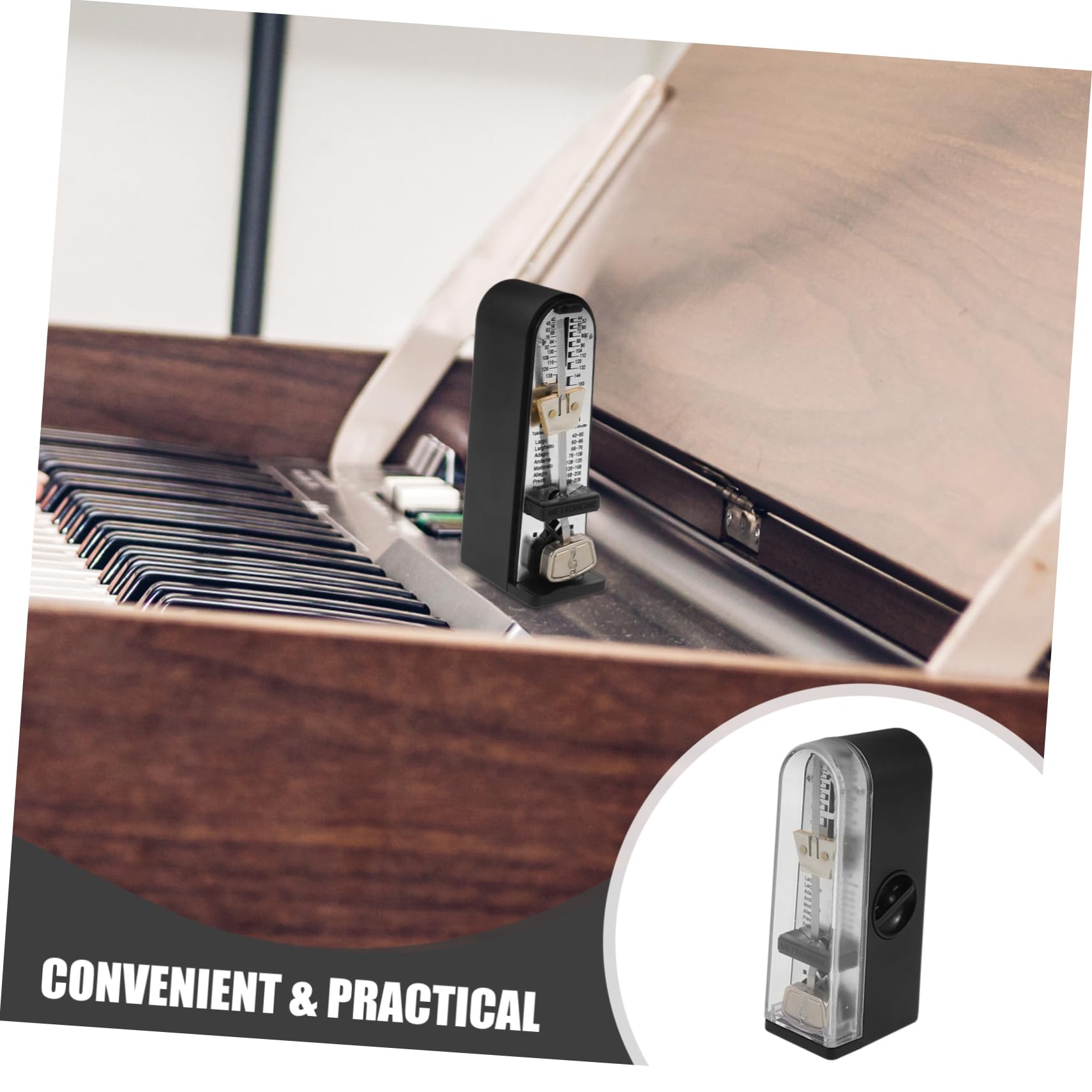 ibasenice 3pièces Mécanique Portable Pour Piano Guitare Violon Et Instruments Pour Musiciens Débutants Et Confirmés