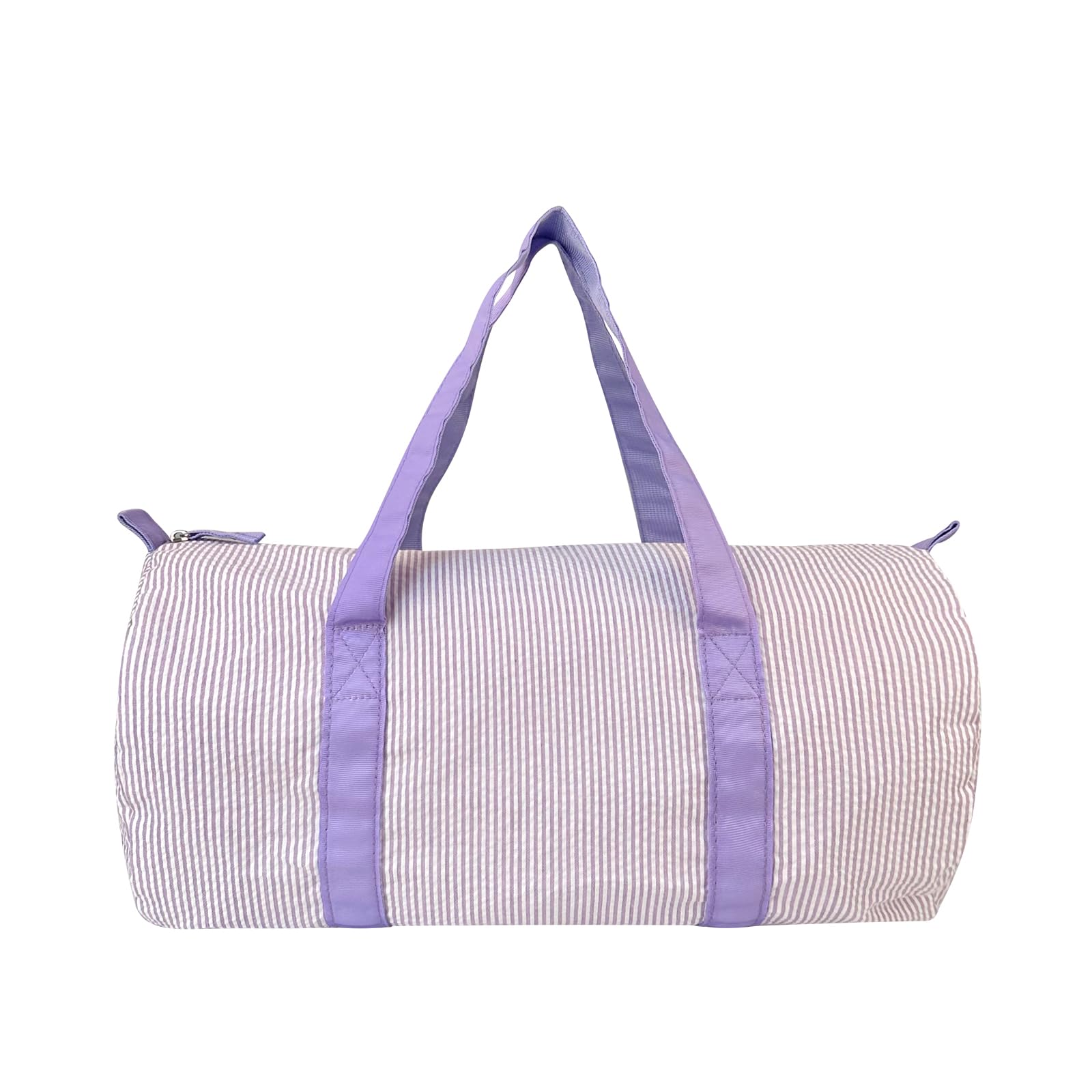 Seersucker Kids Toddler Light Weight Roomy Overnight Weekend Travel Duffel Bag (Purple)