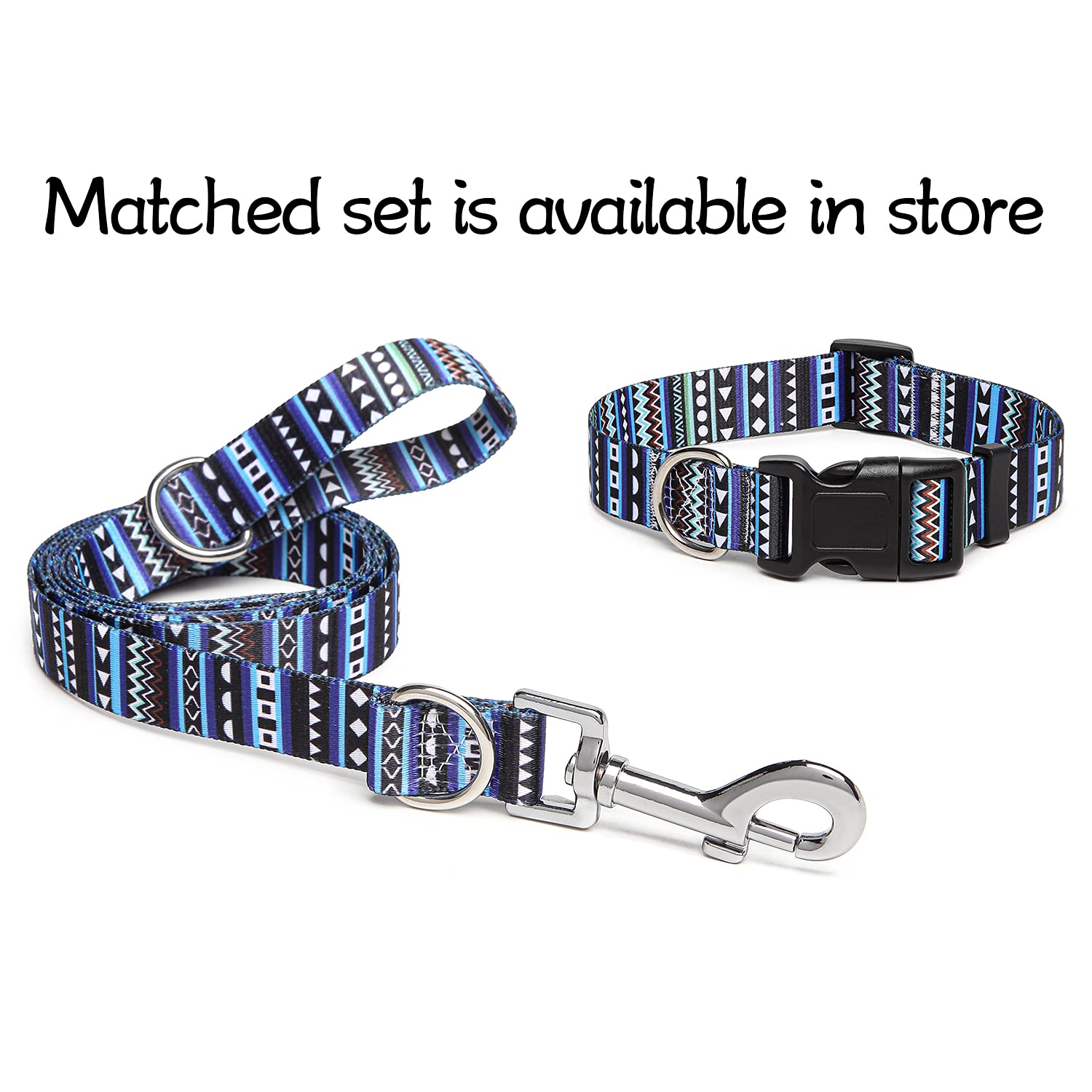 Adjustable Dog Collar with Patterns, Ultra Comfy Soft Nylon Breathable Pet Collar for Small Medium Large Dogs (L, Floral Orange) — view 181