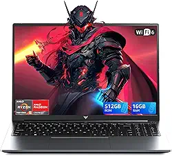 Laptop, laptop 2025, D Ryzen 5 7430U (até 4,3 GHz), 16 GB RAM 512 GB NVMe SSD, laptop IPS de 15,6 polegadas WiFi 6, teclado numérico, laptops domésticos, laptops de escritório, HDMI tipo-C