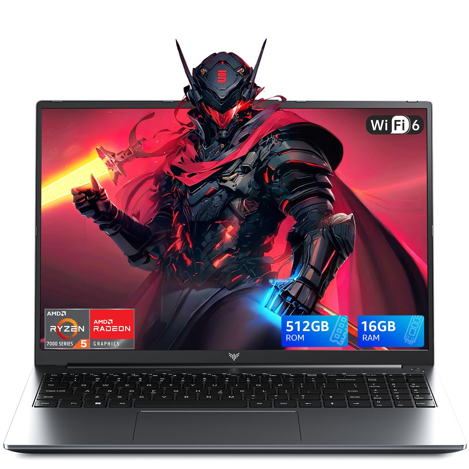 KAIGERR Laptop, Ιntel N150 Processor (Up to 3.6GHz), 16GB RAM 512GB NVMe SSD, 15.6" FHD Display Laptop Computer, Home/Business/Student Laptop, Metal Shell, USB3.2, HDMI