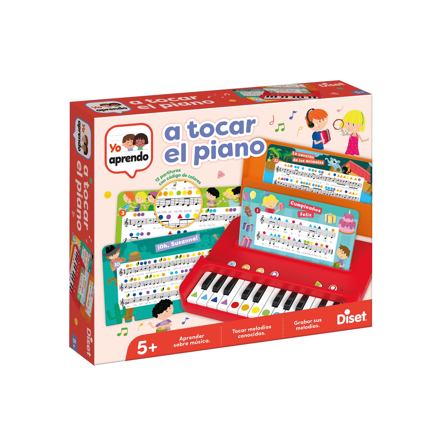 Diset - Yo aprendo a Tocar el Piano, Juego Educativo a Partir de 5 años
