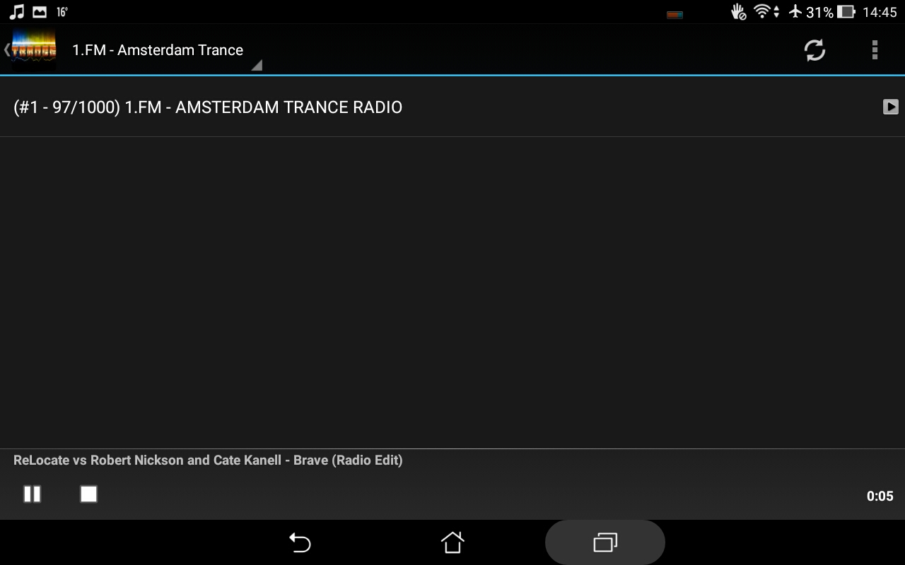 Trance Music Radio Full App on Amazon Appstore
