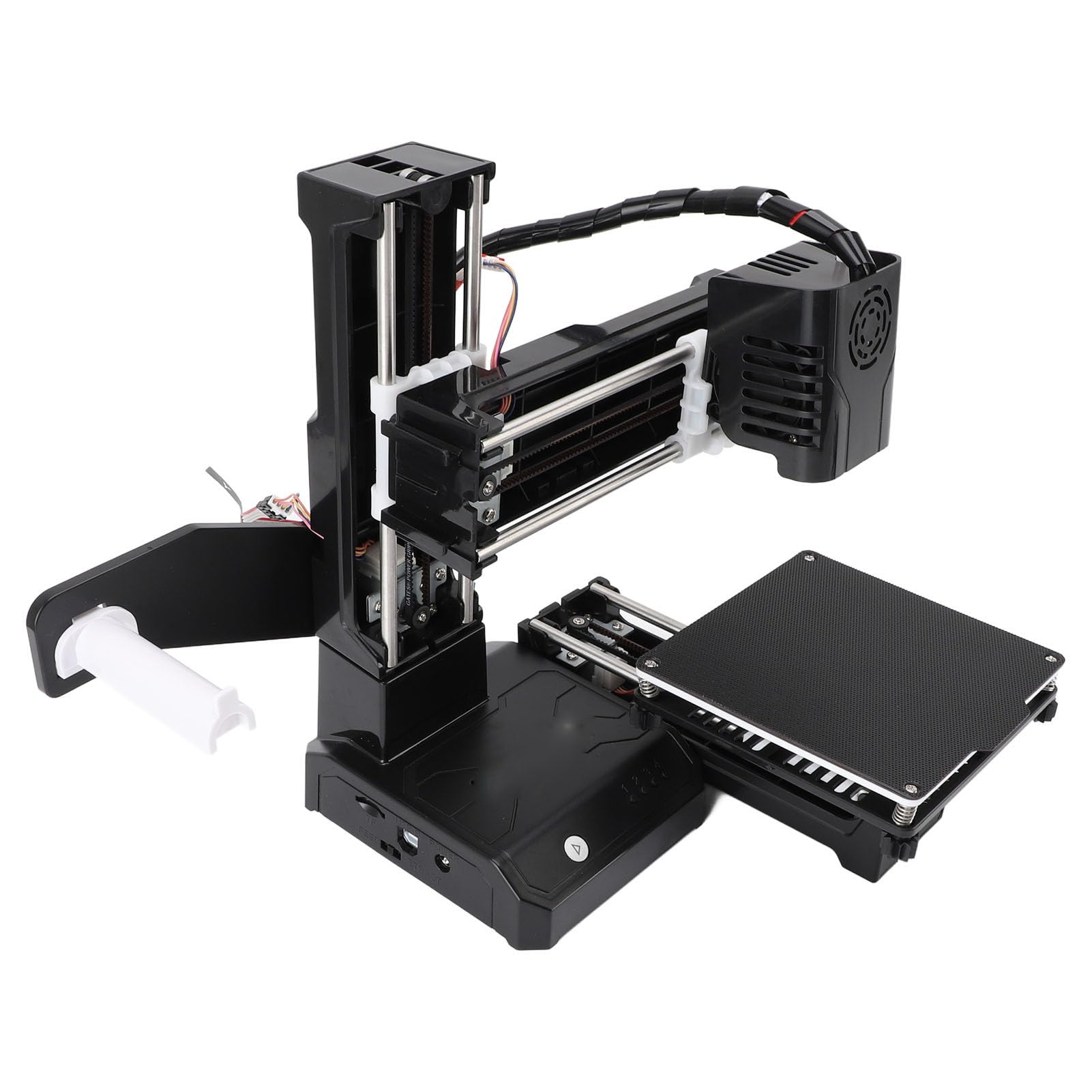 Fyearfly Creator - Stampante 3D C1, 100 x 100 x 100 mm, dispositivo di stampa rapida 40 mm/s per principianti, macchina desktop con avvio con un clic per hobbisti, funziona con Win e macOS, nero