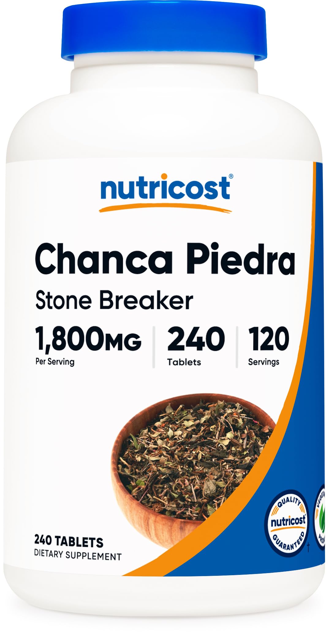 Nutricost Chanca Piedra Extract (1800mg) 240 Tablets, Stone Breaker 240 Count (Pack of 1)