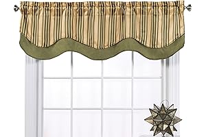 Stylemaster Windsor Jacquard Striped Valance