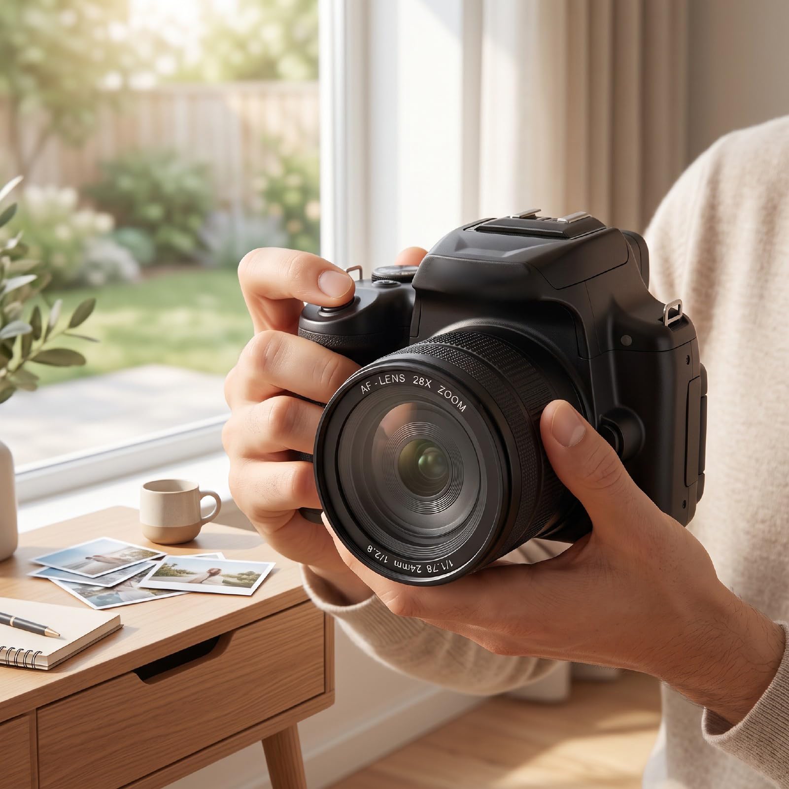 Fotocamera DSLR 68MP Alta Risoluzione con Video 4K per Fotografia di