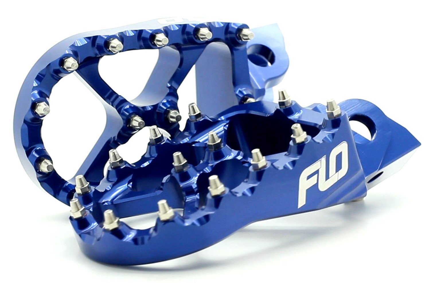 ホッグス❶ Amazon.com: Flo Motorsports 122-8014 Pro Series Foot Pegs Blue