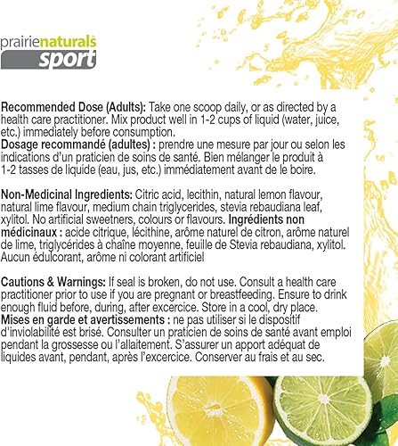 Miniatura 3 de Prairie Naturals PH Balanced BCAA Combustible, limón lima, 11.2 onzas