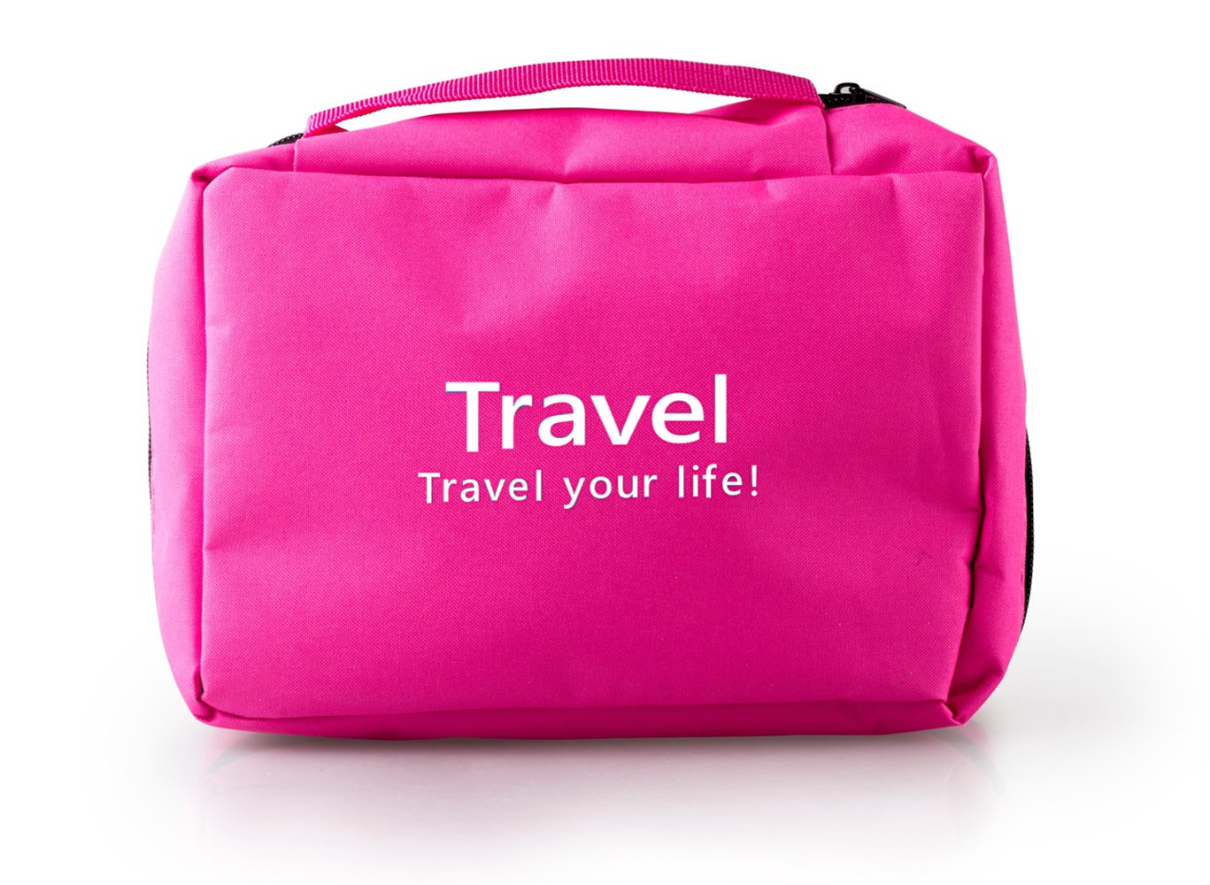 Travel Toiletry Bag Organizer 4 Colors Available (Pink)