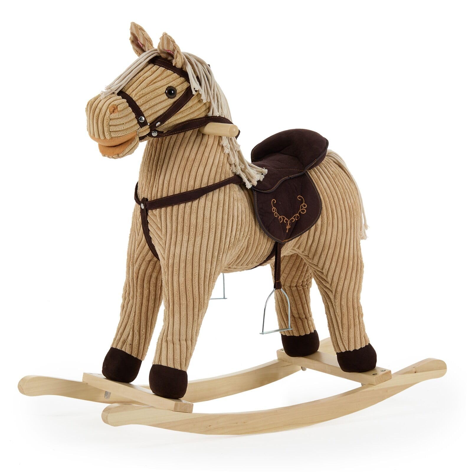 Puggle Large Rocking Horse with Sounds - Brown (3 Years - 6 Years)