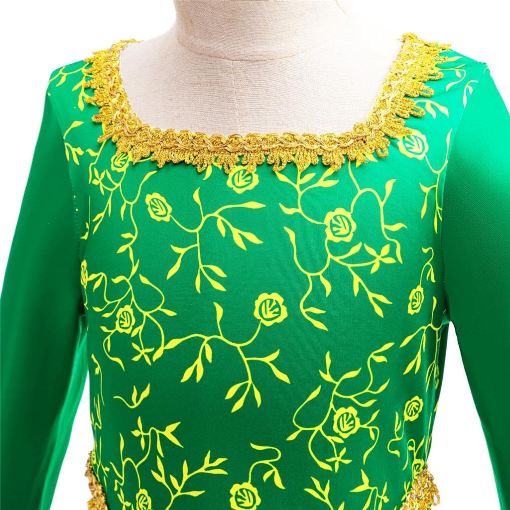 Lito Angels Green Princess Fancy Dress Up Costume Party Outfit for World Book Day Kids Girls Age 2-3 Years - Image 3