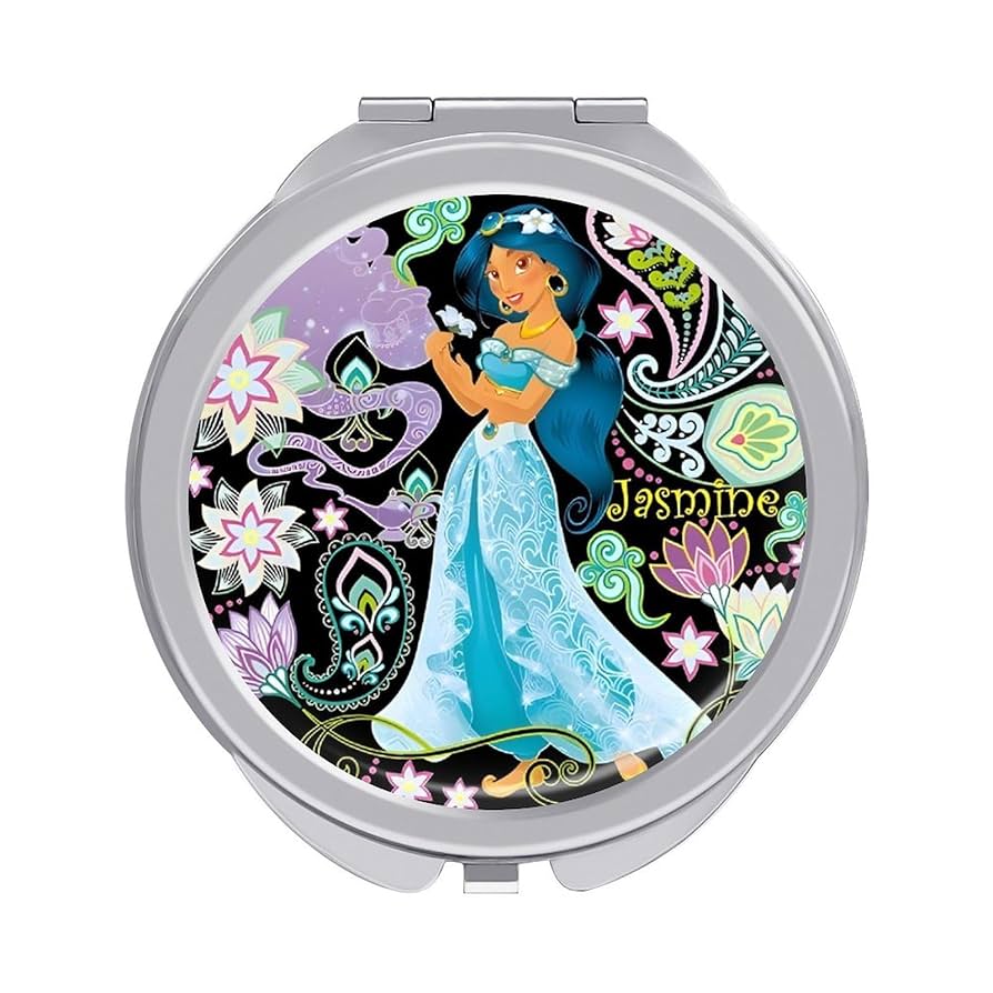 Amazon.co.jp: アラジン ジャスミン 可愛い 手持ち化粧鏡 化粧鏡