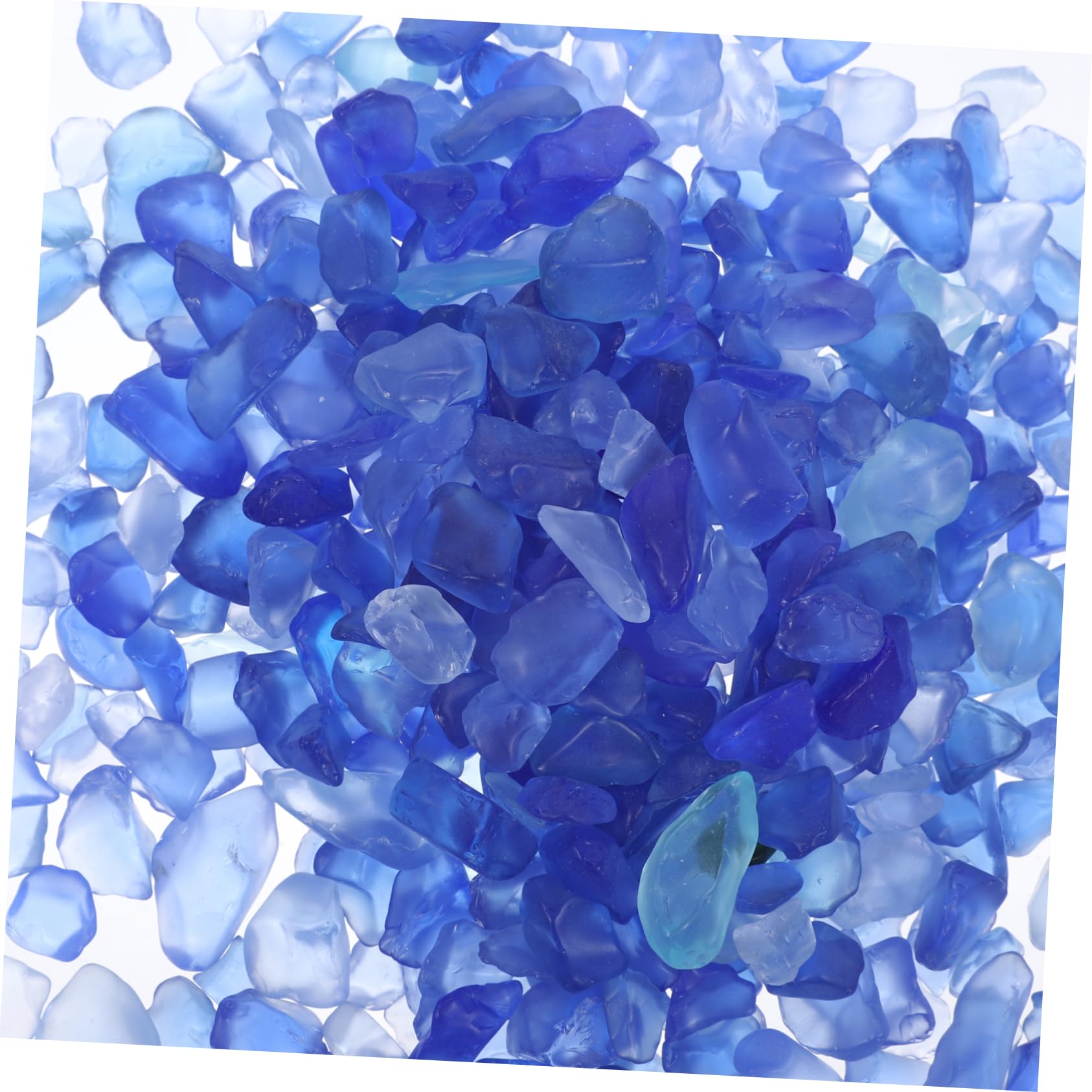 HOLIDYOYO 0.5kg Natural Fish Tank Gravels Decorative Rock Pebbles Freshwater/Saltwater Safe Aquarium Decor