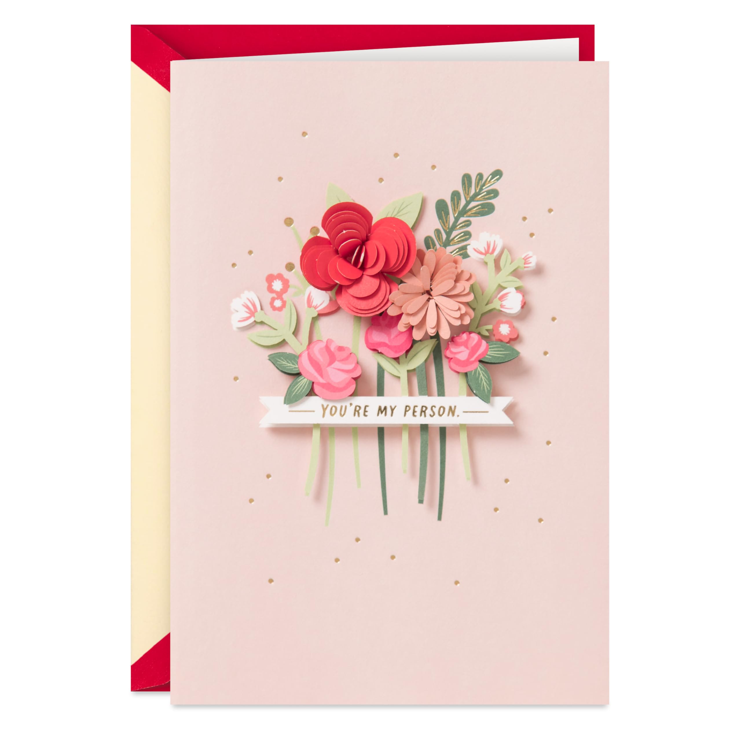 Hallmark Signature Mother's Day Card for Wife, Girlfriend, Partner (My Person) for Anniversary, Romantic Birthday, Love, Valentine's Day