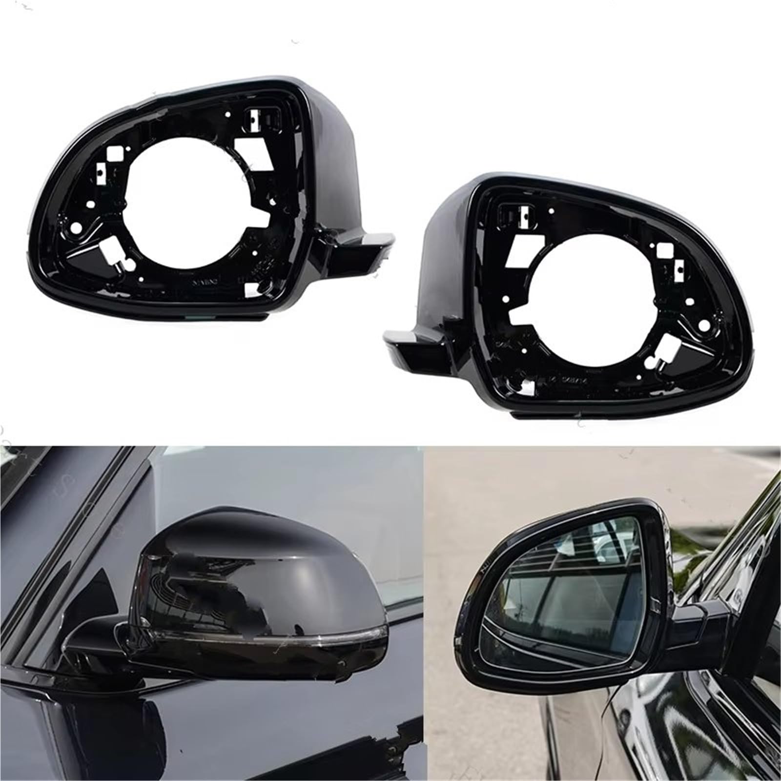 Coperchio Specchietto Per BMW Per X3 G01 X4 G02 X5 G05 X6 G06 X7 G07 2017-2023 Lato Esterno Specchio Retrovisore Telaio Case Gusci Specchietti(Giusto)