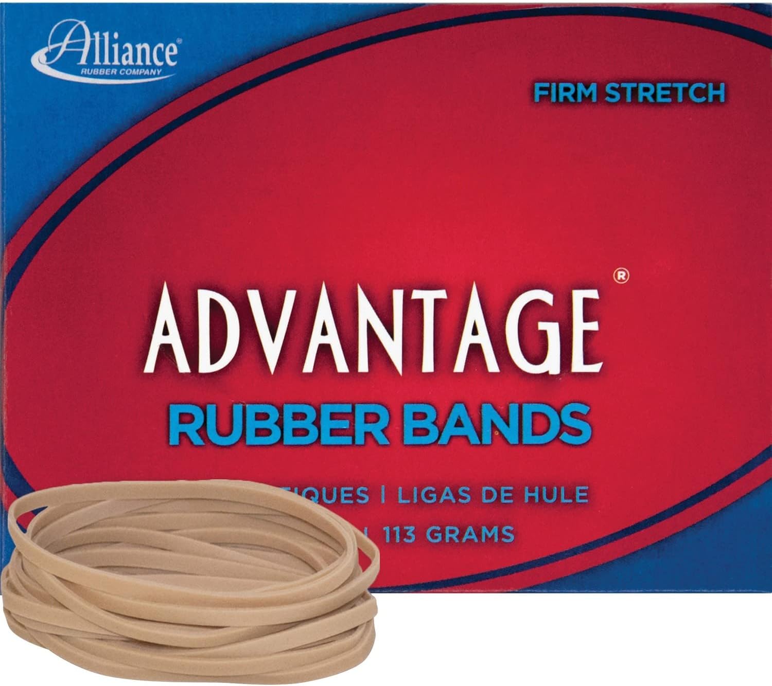 Alliance 26339 Rubber Bands Size 33 1/4 lb. 3-1/2-Inch x1/8-Inch Approx. 600/BX