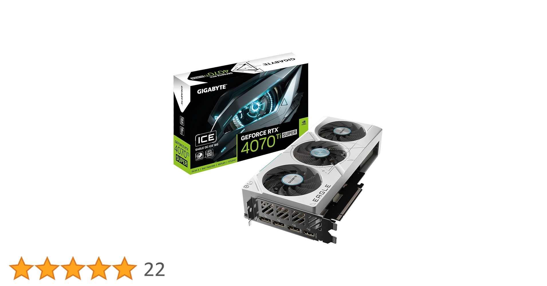 Amazon | Gigabyte GeForce RTX 4070 Ti Super Eagle OC ICE