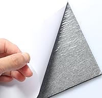 Vista 4 de Hojas de fieltro resistentes de 6" x 8" x 1/5" de grosor - 8 hojas (negro)