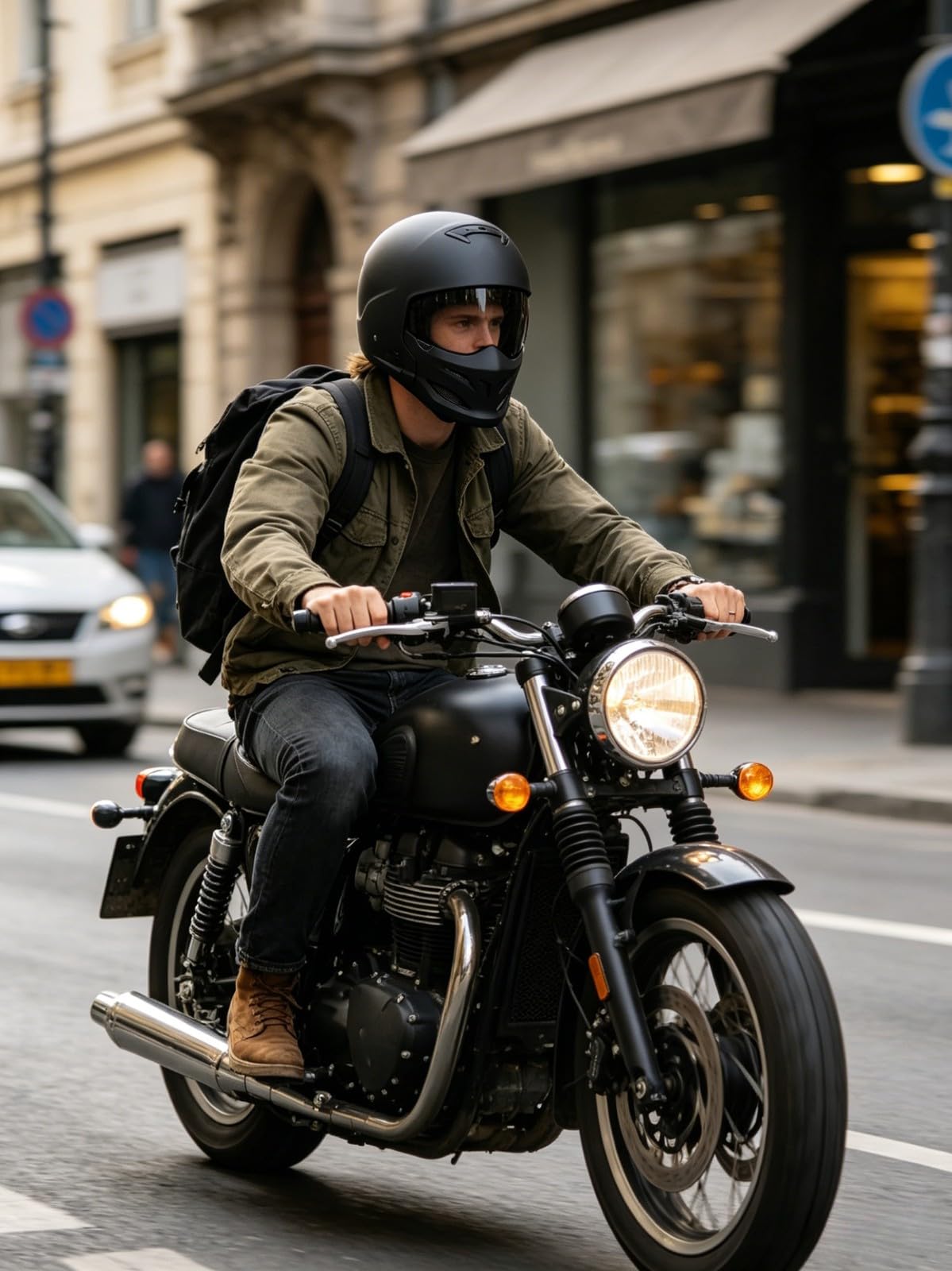 Otwarty kask integralny, dopuszczony przez DOT/ECE, kask modułowy do cruiser, skutera, motoroweru, ulicznego i drogowego, odpowiedni dla mężczyzn i kobiet.
