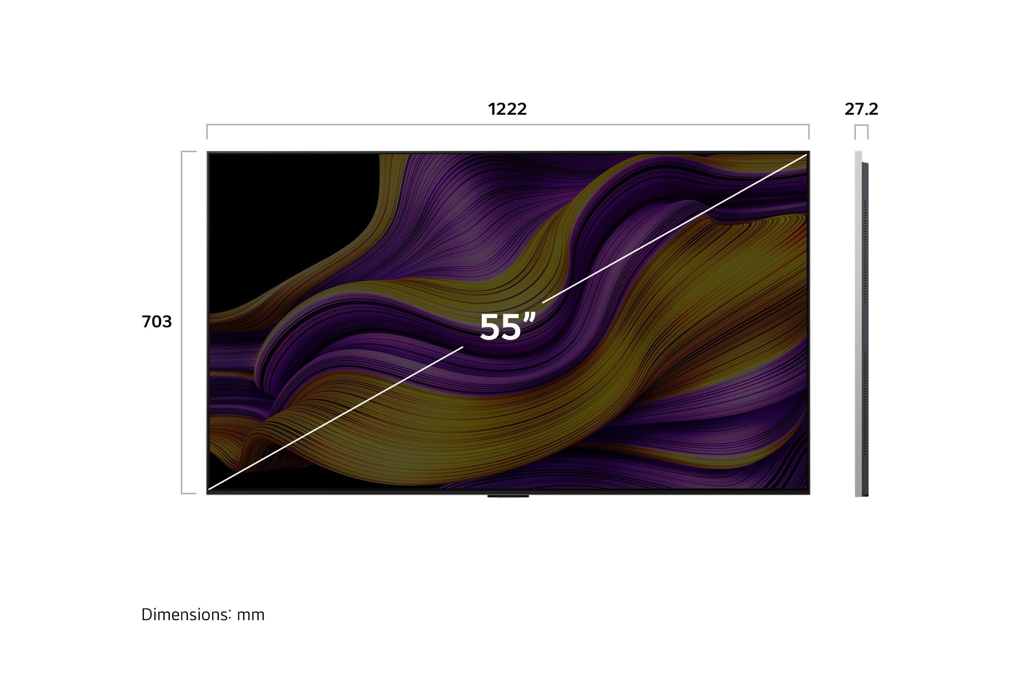 LG OLED55G58LW TV 55 Zoll (139 cm) 4K OLED evo AI TV (α11 Gen2 4K AI Prozessor, webOS 25, 120Hz (VRR bis zu 165Hz)) [Modelljahr 2025]