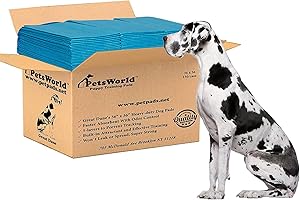 PETSWORLD Giant Potty Pads for Dogs | 36x36 XXL Dog Pads