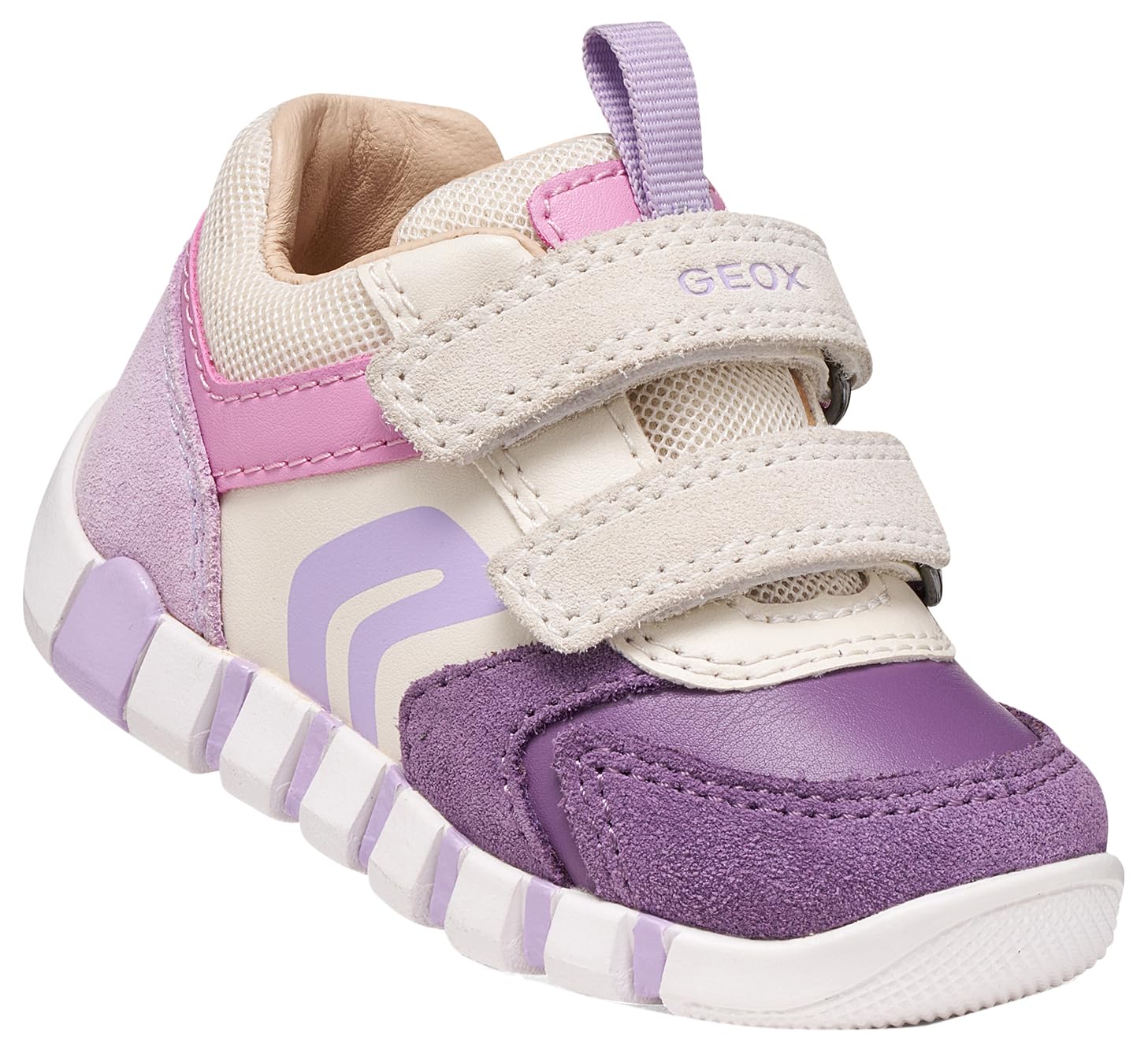 Geox Baby Girl B IUPIDOO Girl C First Steps LT Ivory/Prune 26_EU
