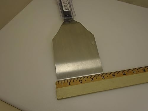 Miniatura 8 de Espátula de acero inoxidable para hamburguesas Turner 5X4 Hoja rígida