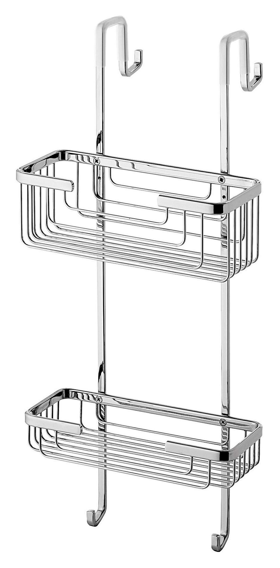Gedy Homestyle 5683-13 Duschkorb zum Aufhängen, 2 Etagen, Chrom