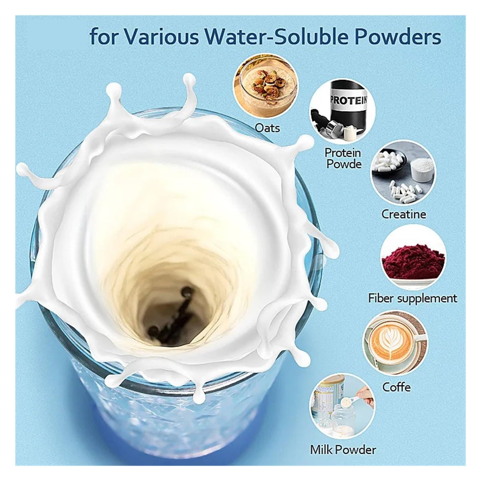 Selbstumrührender Becher, Elektrischer Proteinpulver-Shaker Mixer Becher 700 Ml für Zuhause, Büro