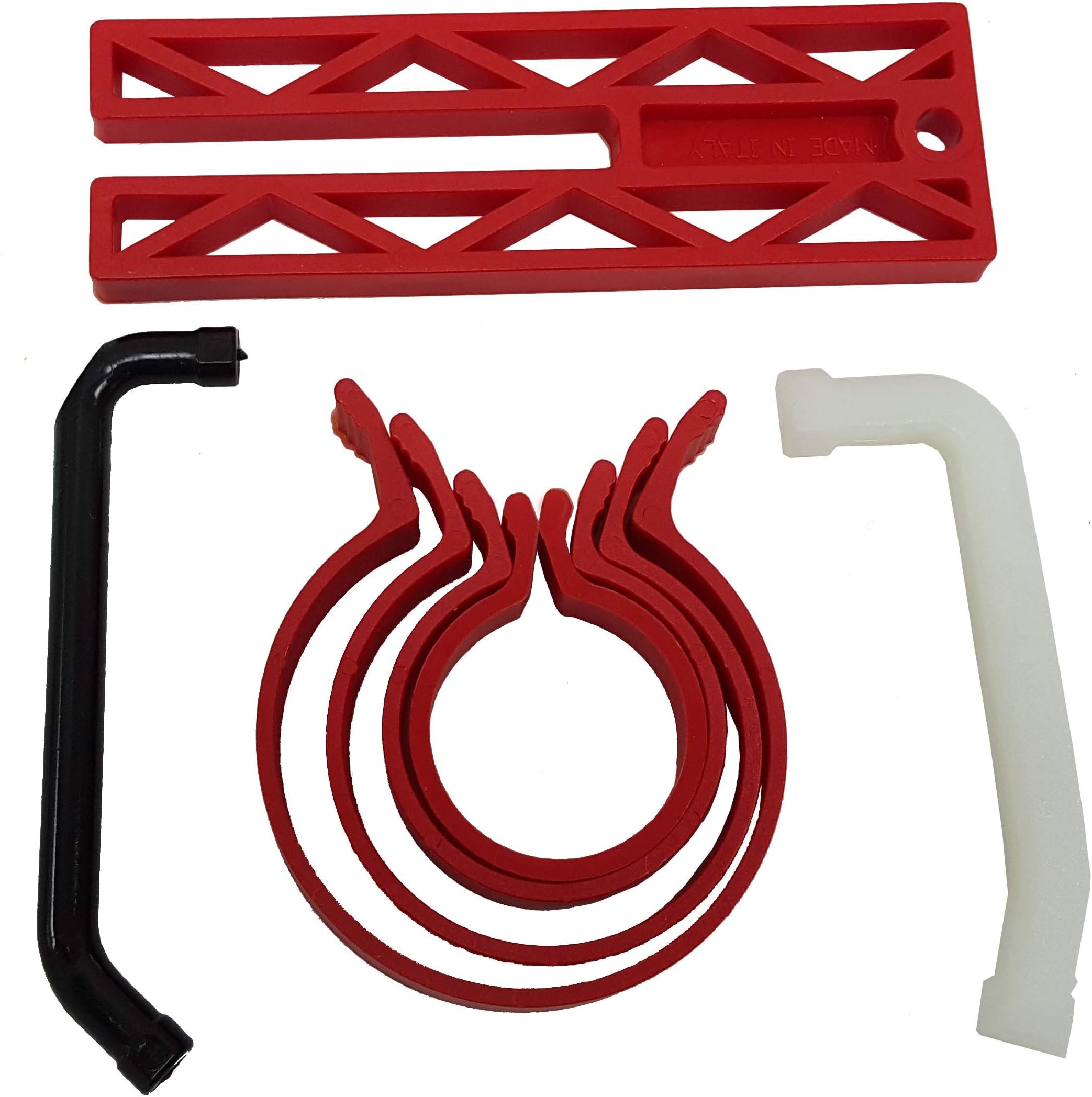 Piston Rings Cmpressor+Piston Stop Assembly Kit for 30mm to 60mm Diameter Rep.502 50 70-01 Made in Italy