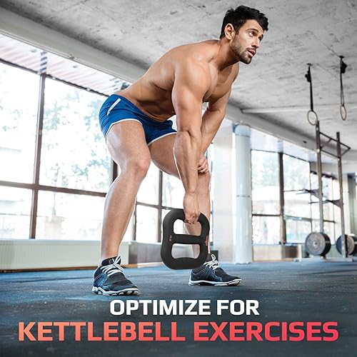 Miniatura 5 de Yes4All Mancuerna multifuncional de neopreno 3 en 1, con núcleo sólido, curva ergonómica, color negro