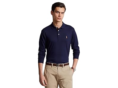 Polo Ralph Lauren Classic Fit Long Sleeve Soft Touch Polo Shirt Men