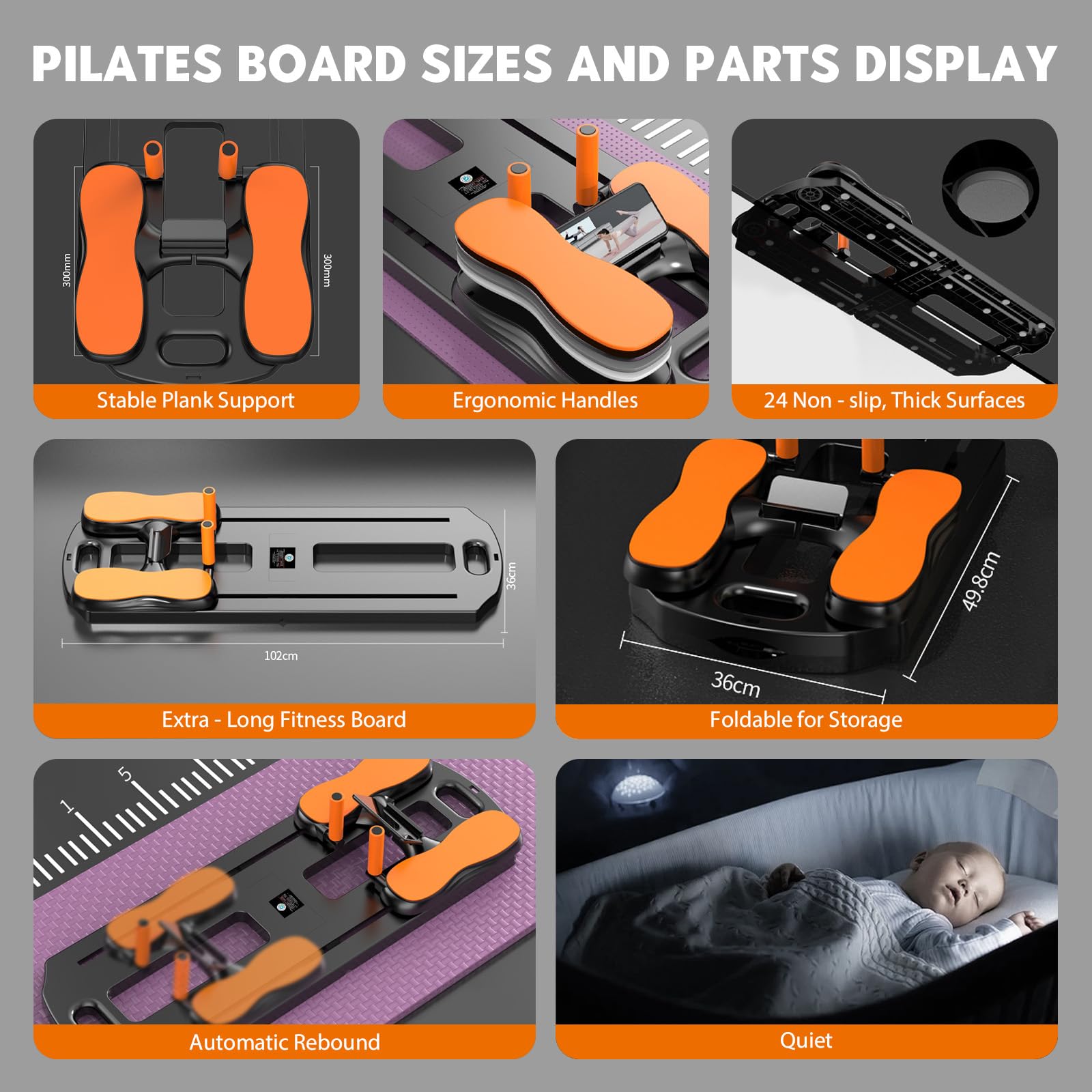 Planche De Pilates à Domicile 2025 – Planche D'entraînement Multifonction Pour Tout Le Corps