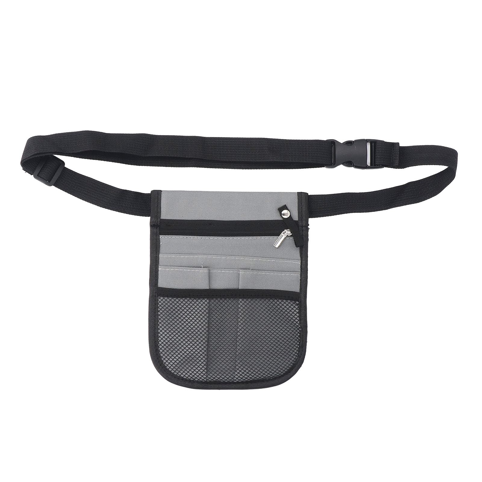 Krankenschwester-Gürteltasche mit Netztasche zur Aufbewahrung von Utensilien, wasserdichter Krankenschwester-Werkzeuggürtel für Stethoskope, Bandagen, Notfallbedarf (Grau) Fashion