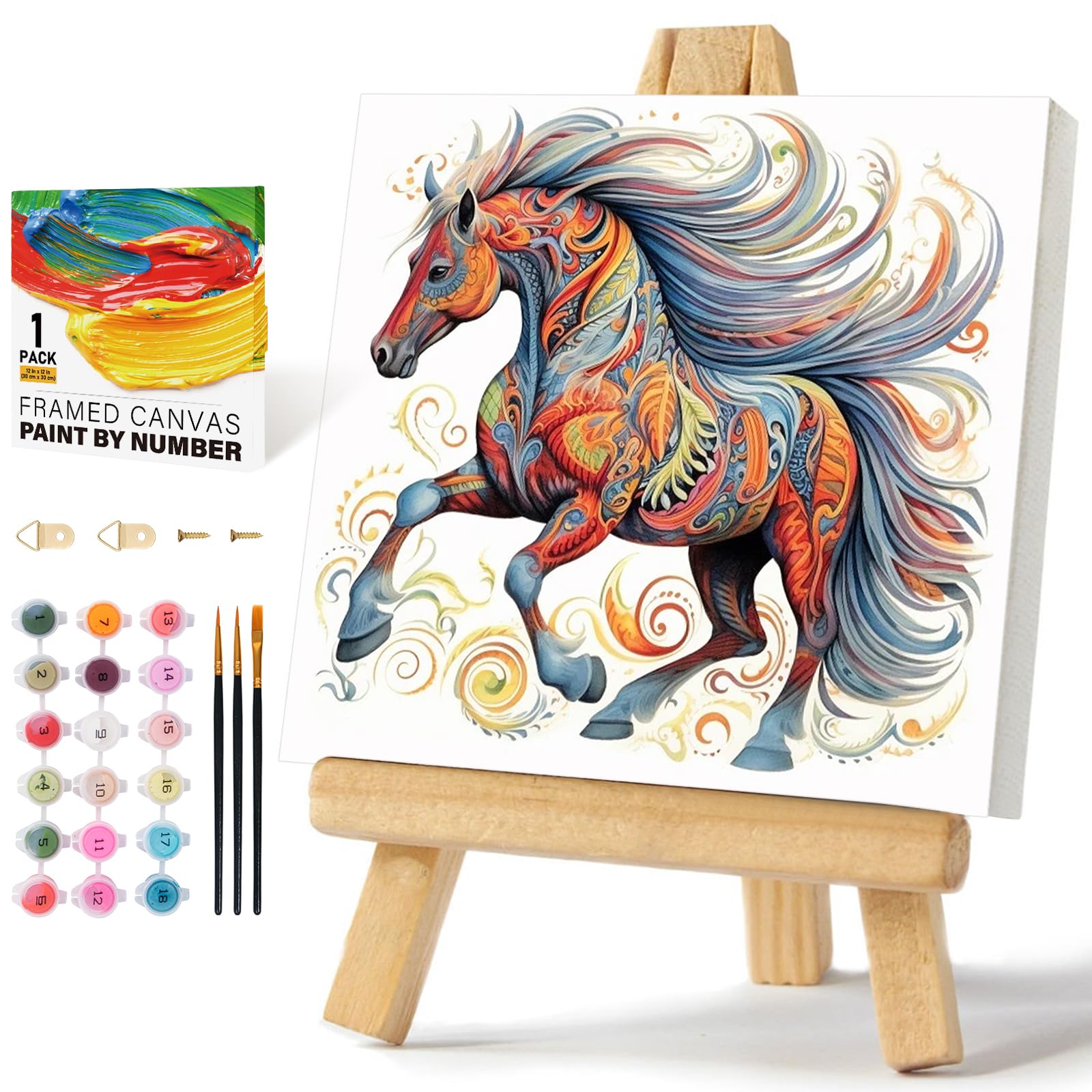 Sunflower Paint by Numbers Kit - Easy Adult Art -21