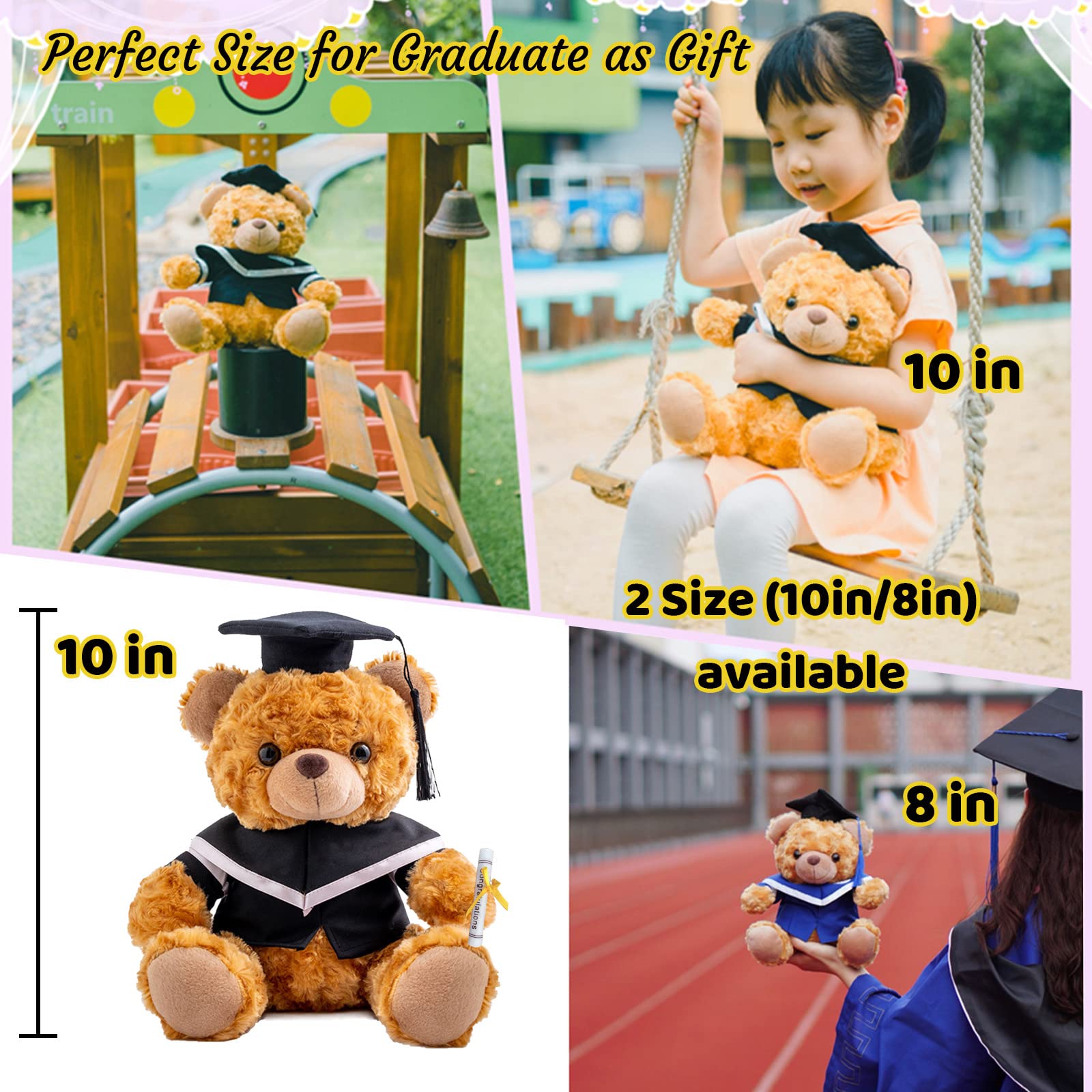 Orsetto Della Laurea, Personalizzato Con La Classe Del 2025 - Foto 8