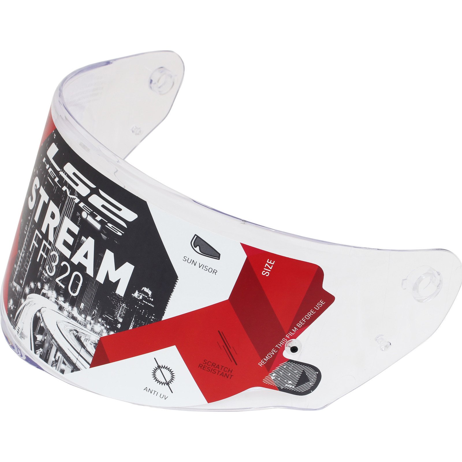 800012601 - LS2 FF320 FF353 Visor transparente