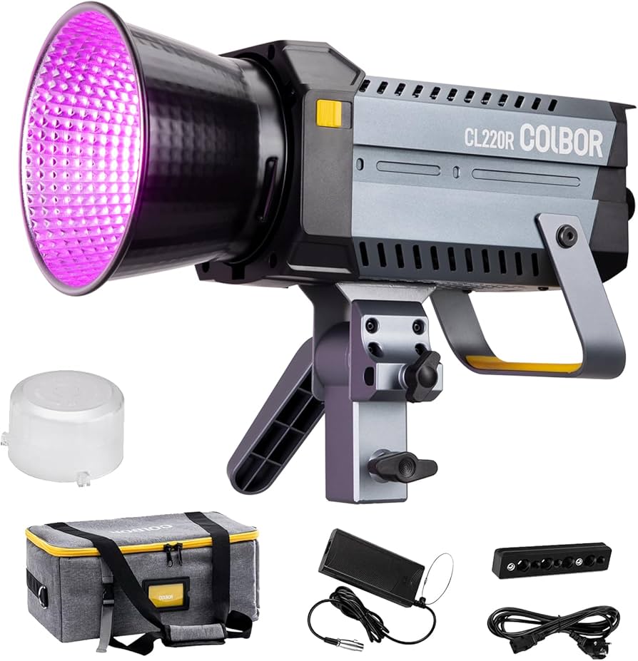 Amazon.com : Colbor CL220R RGB Photography Lighting,220W COB Led