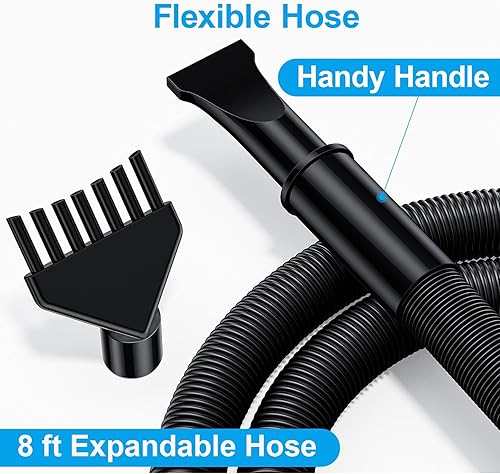 Miniatura 5 de Secador profesional de 4.3 HP, soplador de pelo de perro ajustable de velocidad variable, secadora de aseo para perros con calentador de bajo ruido