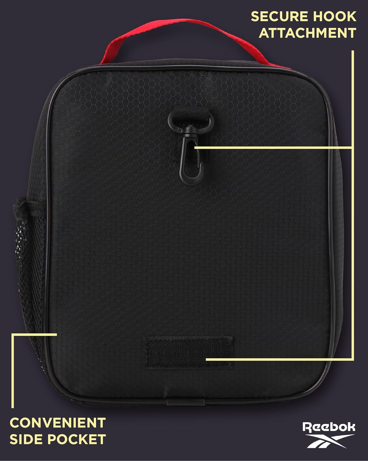 Reebok Girls and Boys Backpack - 2-in-1 Coordinated School Backpack for Girls and Boys with Detachable Lunch Box for Kids, Black Camo