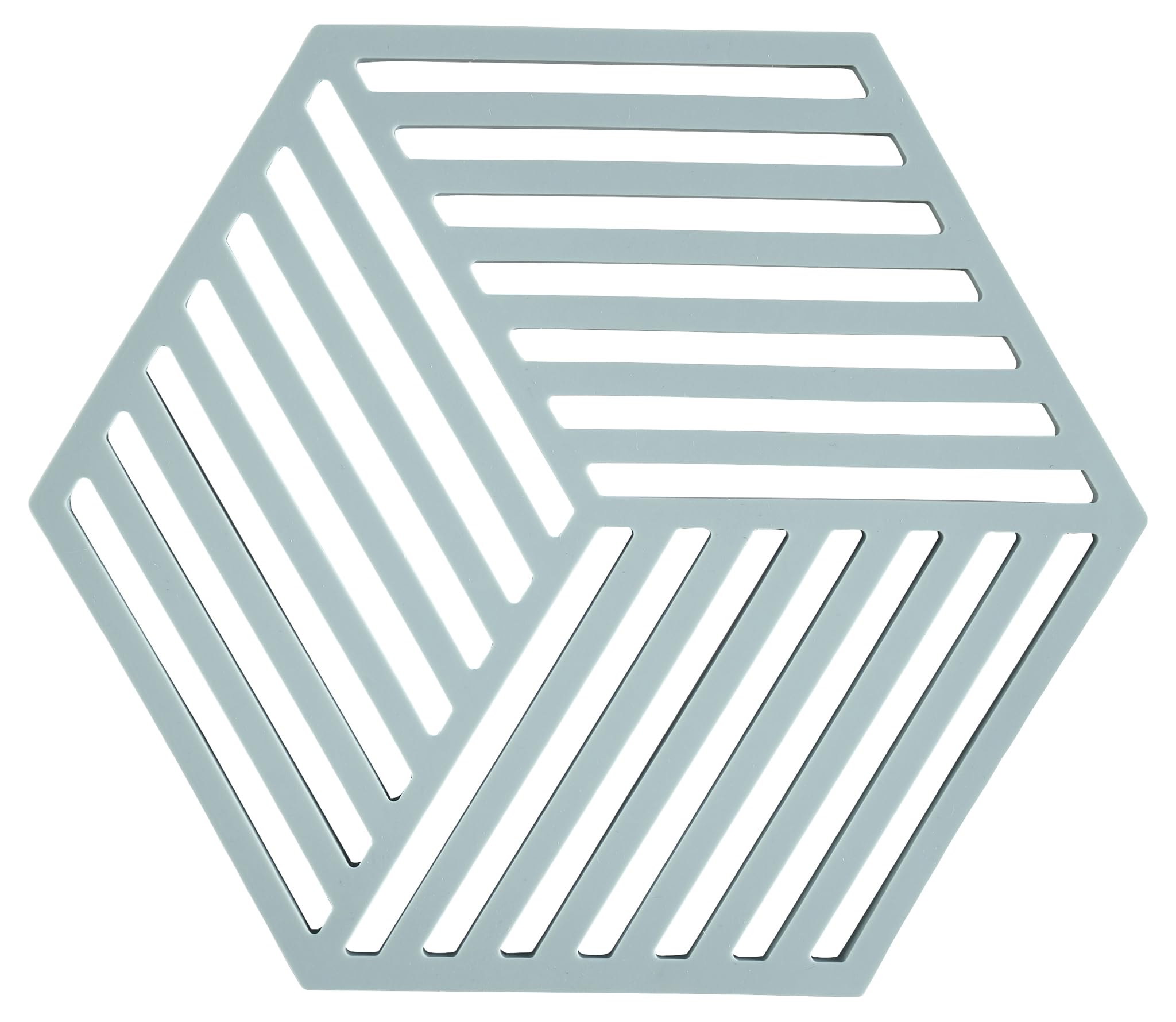 Zone Denmark - Dessous De Plat Hexagon en Silicone - Design GéoméTrique Moderne - Résistant À 250°C - Lave-Vaisselle - Dimensions 16 x 14 x 0,9 cm - Zone Desert - 5