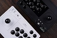 Vista 10 de 8BitDo Wireless Arcade Stick for Xbox Series XS, Xbox One and Windows 10, Arcade Fight Stick with 3.5mm Audio Jack - Officially Licensed (White)