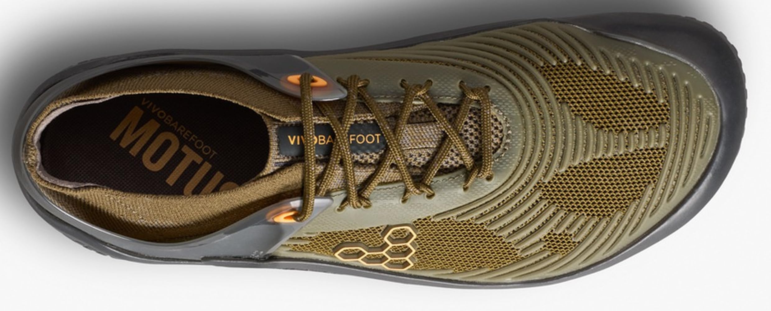VIVOBAREFOOT Motus Strength II Męskie buty barefoot, ciemnooliwkowe, sznurowane, oddychające, do użytku na świeżym powietrzu, do studia fitness, elastyczne