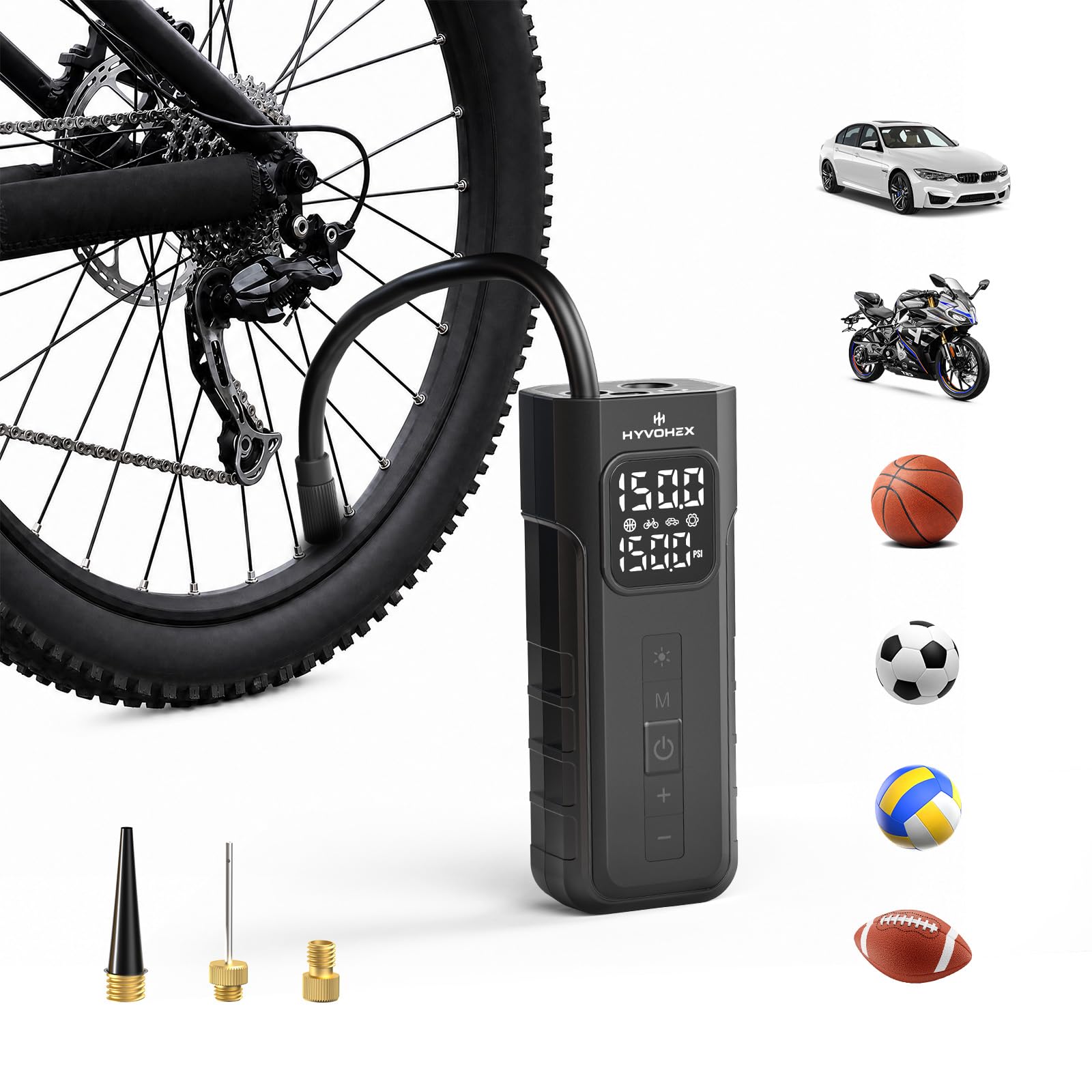 electric off road bicycle HYVOHEX 150 PS Portable Bike Pump for Tire Inflator Air Compressor SKU:TXSS66M listed Safe Shield Battery Aero Specimen Dickies Gray Bags for