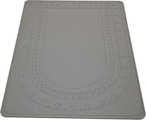 Miniatura 7 de The Beadsmith Alfombrilla adhesiva de cuentas 7.5 x 5.5 pulgadas, tamaño mediano, color transparente, almohadilla antideslizante, tecnología de