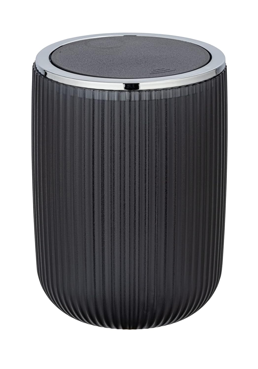WENKO DIE BESSERE IDEE Agropoli S Top Bin with Swing Lid 2 L Grey, 14,5 x 20 x 14,5 cm
