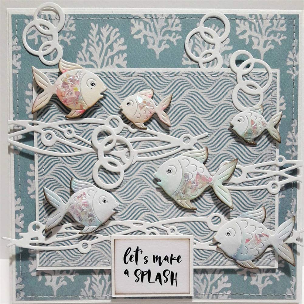 AFUNTA Stanzschablonen Rosenblüten 4-teilig - Metall-Schablonen Für Karten & Scrapbooking