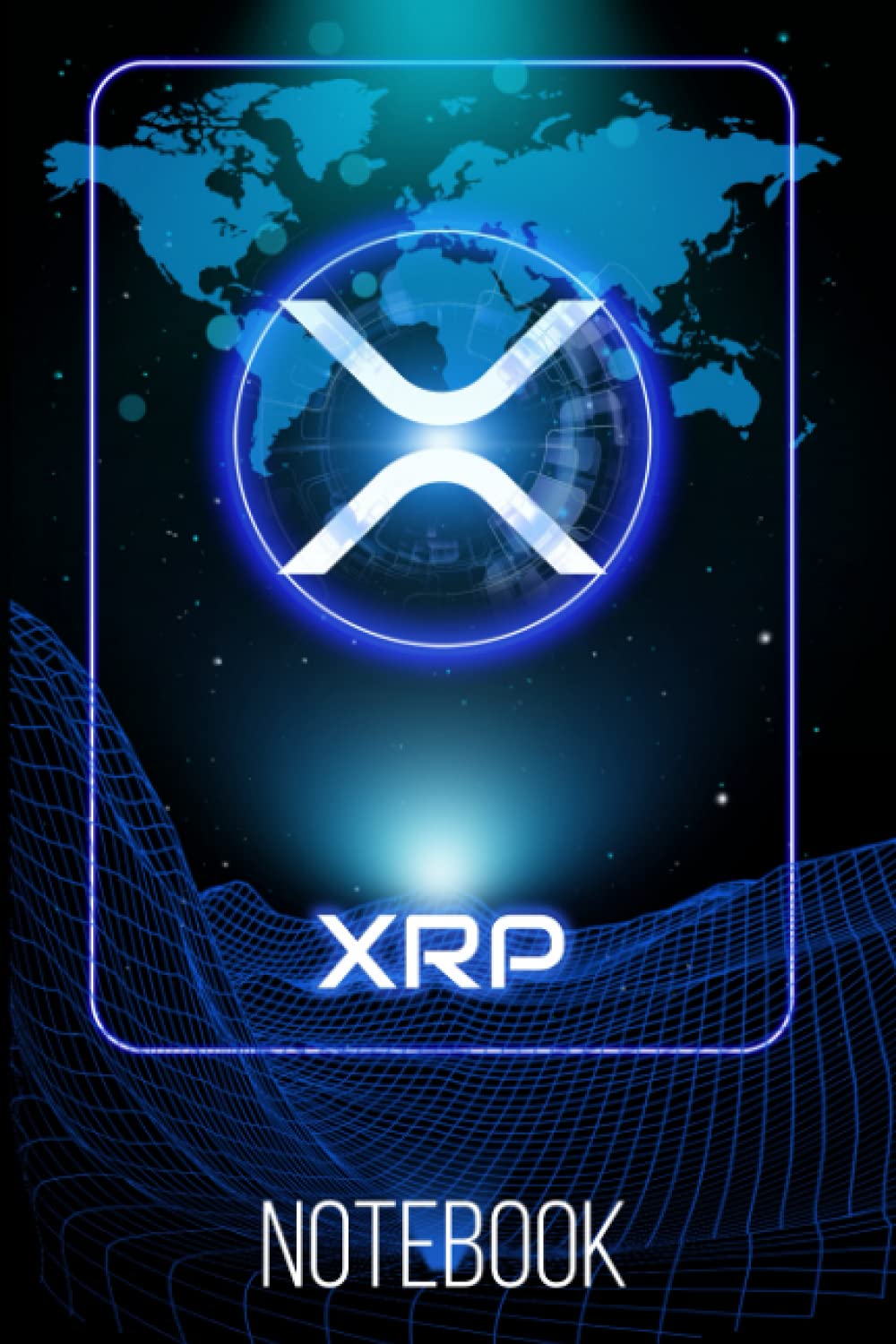 XRP Notebook: 120 Lined Pages 6x9 Notebook: Ripple XRP Cryptocurrency Paperback Blank Book | Crypto Password Journal | Password Manager | Gift (Volume 15)