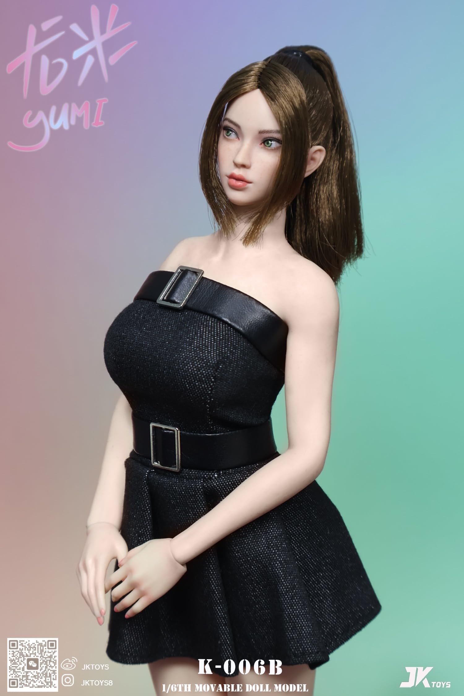 Amazon.co.jp: [Tbmodel ] JKTOYS 1/6 フィギュア 美少女 Yumi 目が